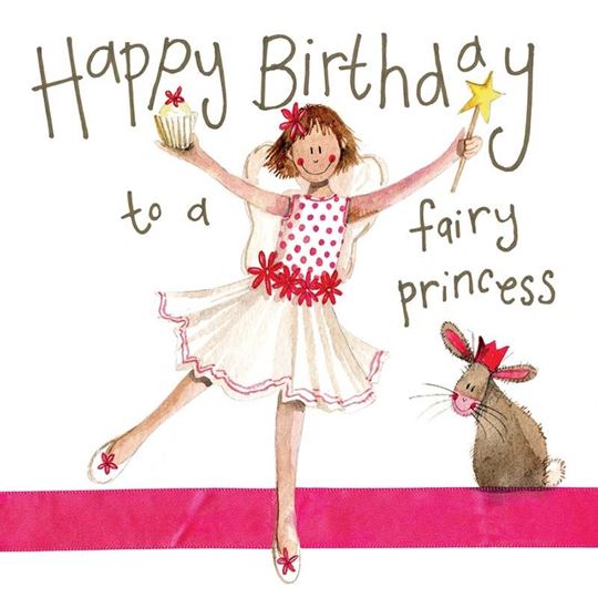 Image sur FAIRY PRINCESS BIRTHDAY CARD