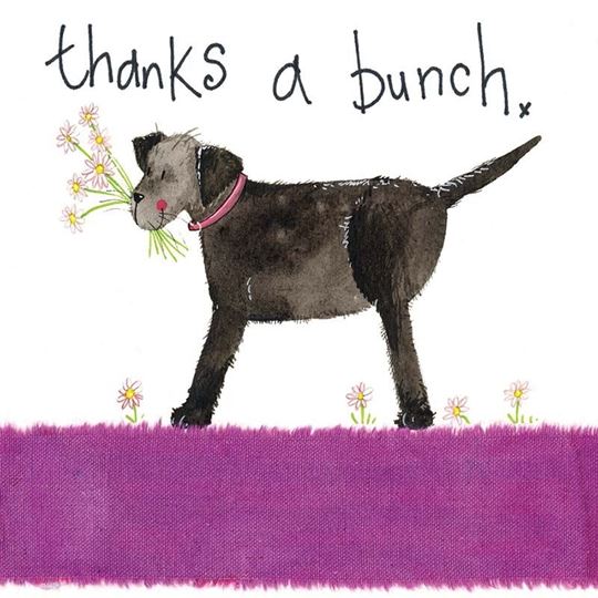 Image sur THANKS A BUNCH THANK YOU CARD