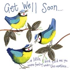 Immagine di UNDER THE WEATHER GET WELL CARD