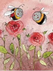 Immagine di BEES AND ROSES SMALL CHUNKY NOTEBOOK