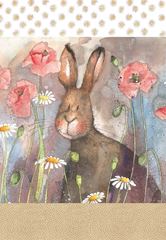 Bild von HARE AND POPPIES