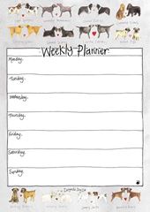 Picture of DELIGHTFUL DOGS WEEKLY PLANNER