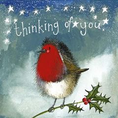 Picture of ROBIN CHRISTMAS SINGLE LITTLE STARLIGHT CHRISTMAS CARD