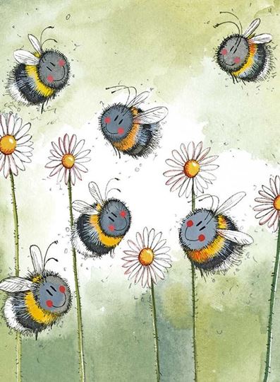 Picture of BEES AND DAISIES