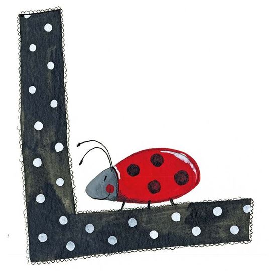 Bild von L LADYBIRD ALPHABET TILE