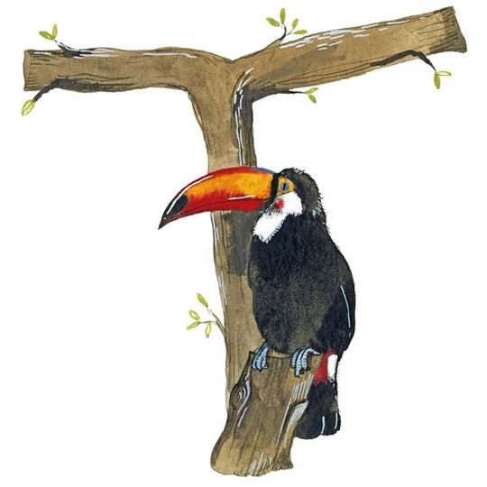 Picture of T TOUCAN ALPHABET TILE