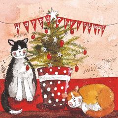 Image de CATS AND CHRISTMAS TREE
