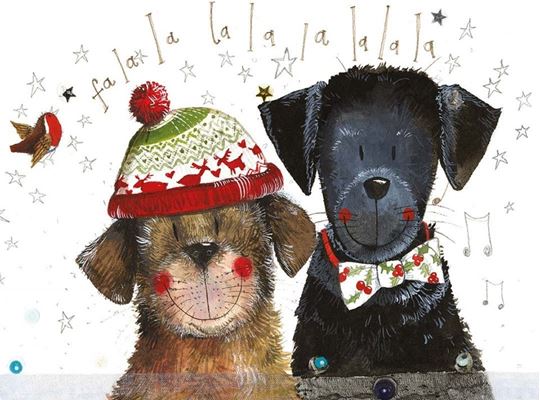 Image sur CHRISTMAS DOGS