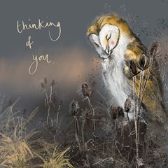 Bild von BARN OWL THINKING OF YOU CARD