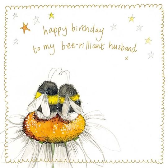 Bild von BEE HUSBAND SPARKLE CARD