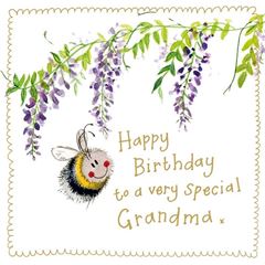 Image de BEE GRANDMA SPARKLE CARD