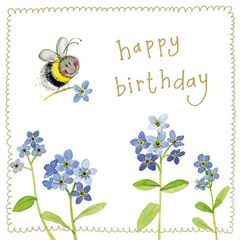 Bild von BEE AND FORGET ME NOT SPARKLE CARD