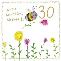 Immagine di BEE 30 YEAR OLD SPARKLE CARD