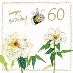 Picture of BEE 60 YEAR OLD SPARKLE CARD
