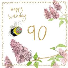 Picture of BEE 90 YEAR OLD SPARKLE CARD