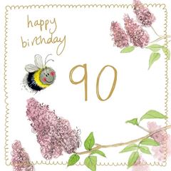 Bild von BEE 90 YEAR OLD SPARKLE CARD