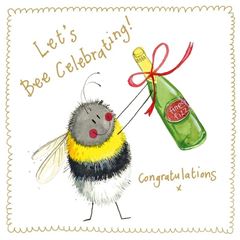 Picture of BEE CONGRATULATIONS SPARKLE CARD