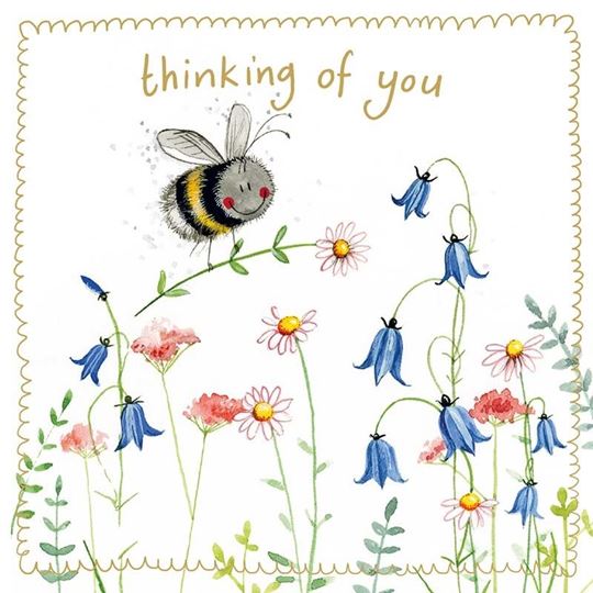 Picture of BEE THINKING OF YOU SPARKLE CARD