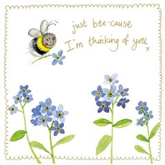 Image de BEE THINKING OF YOU SPARKLE CARD