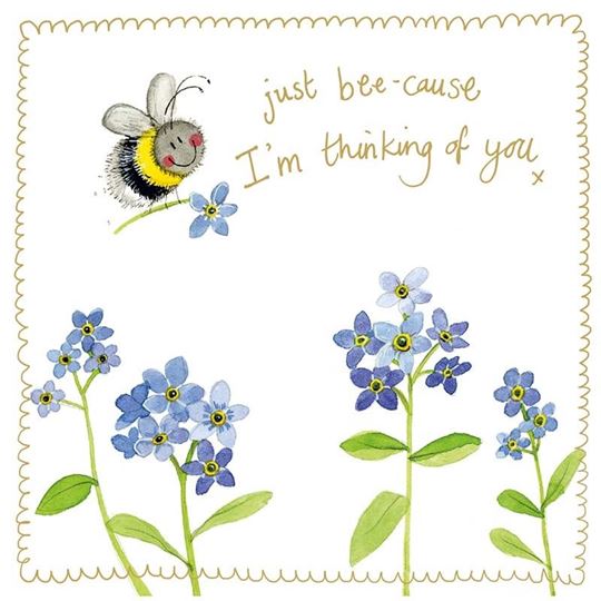 Immagine di BEE THINKING OF YOU SPARKLE CARD