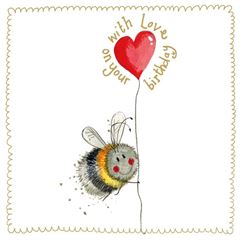 Image de BEE SENDING LOVE SPARKLE CARD