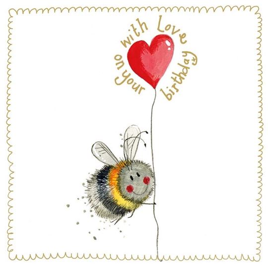 Immagine di BEE SENDING LOVE SPARKLE CARD