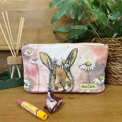 Image de RABBITS AND DAISIES MAKEUP BAG