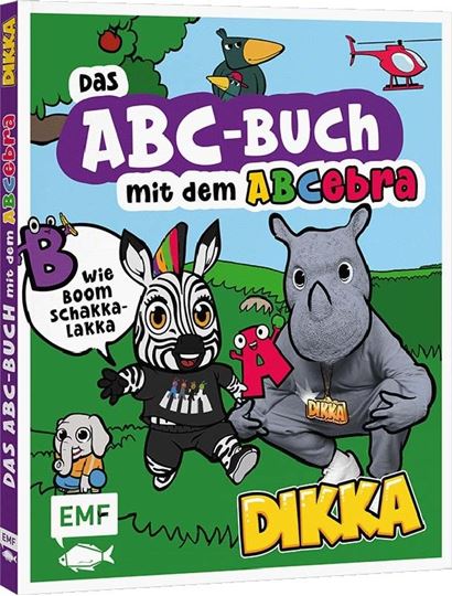 Picture of DIKKA: Das ABC-Buch mit dem ABCebra – Bwie Boom Schakkalakka