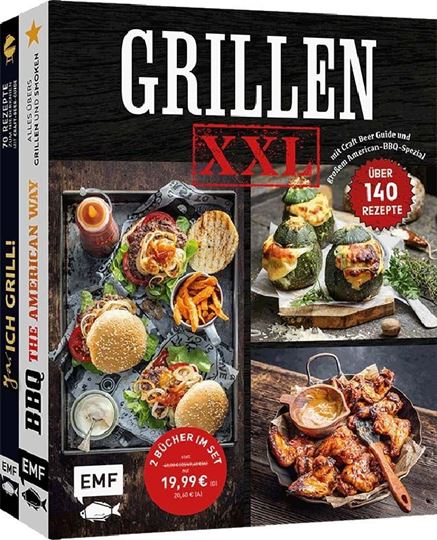 Picture of Grillen XXL – Doppelt stark: 2Grill-Bücher im Set