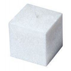 Picture of Kerze Cube Stearin weiss 8x8cm