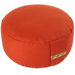 Immagine di Meditationskissen Basic Höhe 10 cm in Rotorange von Lotus Design