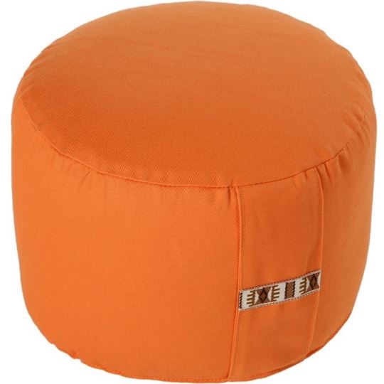 Image sur Meditationskissen Basic Höhe 19 cm in Orange von Lotus Design