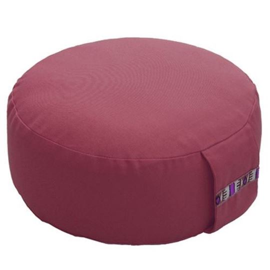 Image sur Meditationskissen Basic-MAXI Höhe 15 cm in Weinrot von Lotus Design