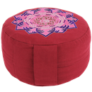 Bild von Meditationskissen Classic LOTUS "OM"  Höhe 15 cm in Weinrot von Lotus Design