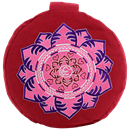 Bild von Meditationskissen Classic LOTUS "OM"  Höhe 15 cm in Weinrot von Lotus Design