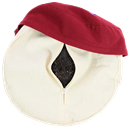 Bild von Meditationskissen Classic LOTUS "OM"  Höhe 15 cm in Weinrot von Lotus Design