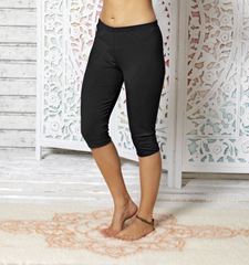 Image de Leggings knie-kurz in schwarz von The Spirit of OM