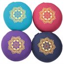 Bild von Meditationskissen CLASSIC MANDALA Höhe 15 cm in Lila/Gold von Lotus Design