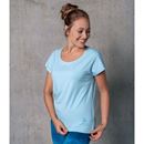 Image sur Yogashirt Triangle in blue-breeze von The Spirit of OM