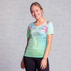 Picture of Shirt Waterlily in shiny lake von The Spirit of OM