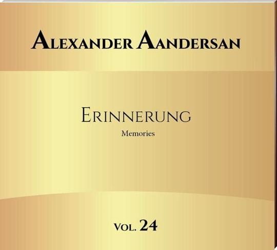 Image sur Alexander Aandersan - Erinnerung - Vol. 24
