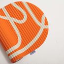 Picture of ARCHY Exercise Mat - Bari print (orange and white)
