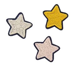 Immagine di Brooches  3 Stars (3/card) , VE-10