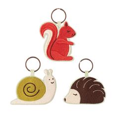 Picture of Keyring Forest Animals Assorted 3 designs, VE-12