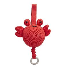 Picture of Crochet Music Box Crab Coral , VE-3