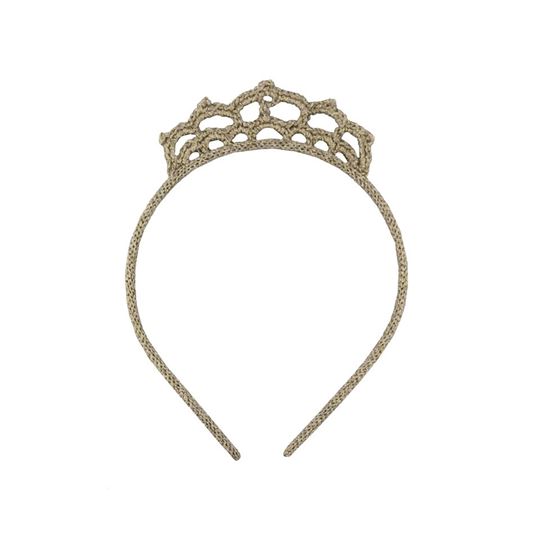 Image sur Hairband Crochet Crown Silver, VE-10