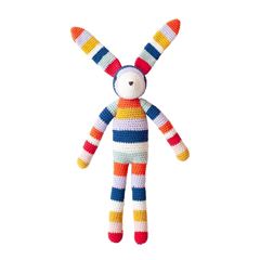 Picture of Crochet Long Ear Bunny Rainbow, VE-2