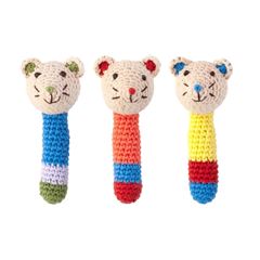 Picture of Crochet Rattle Mouse Assorted 3 designs, VE-12