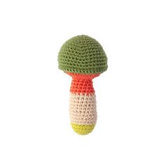Picture of Crochet Rattle Mushroom, VE-5