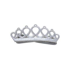 Image de Hairband Embroidered Crown Silver, VE-10
